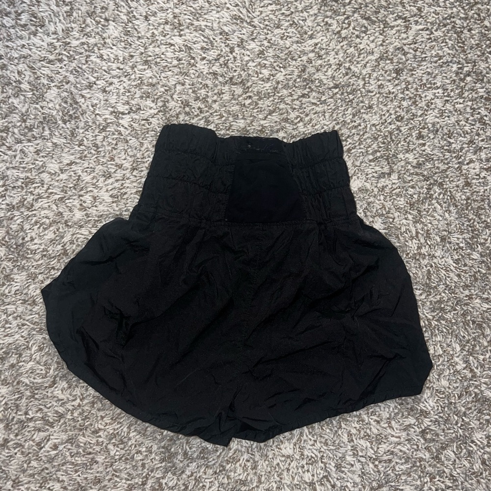 Black High-Waisted Shorts